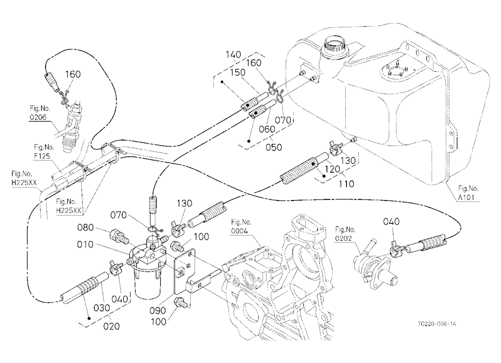 Fuel Pipe And Fuel Filter [Except Hst Type]