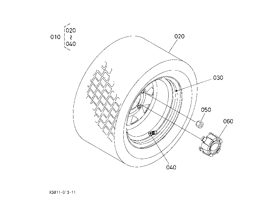 Rear Wheel (24*9.5-12)