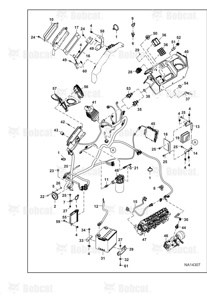 Controls Electrical (RH Console) B33213410 & Above