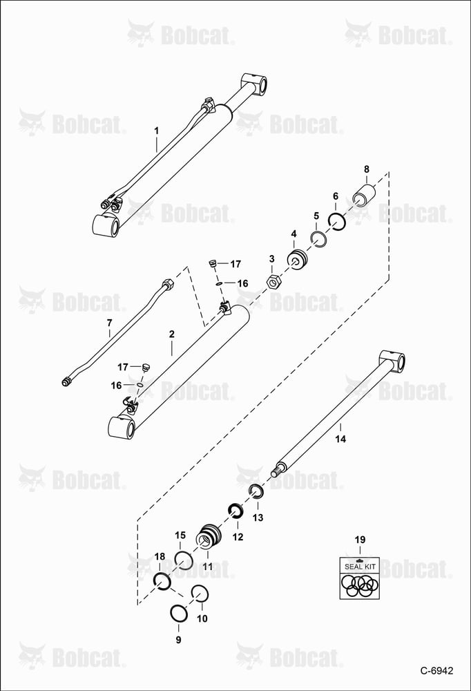 Lift Cylinder (W/Replaceable Tube)