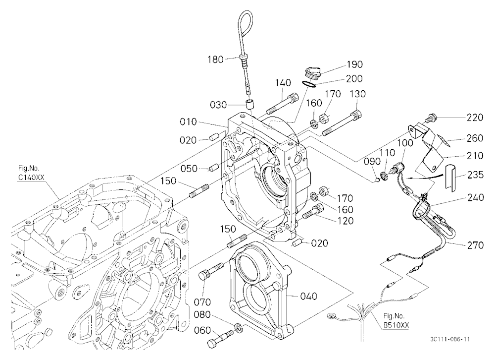 Pto (540/540E) Conversion Kit (Gear Case)(W/G No.M