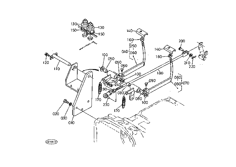Diff.Lock Pedal (4Wd) With Cab