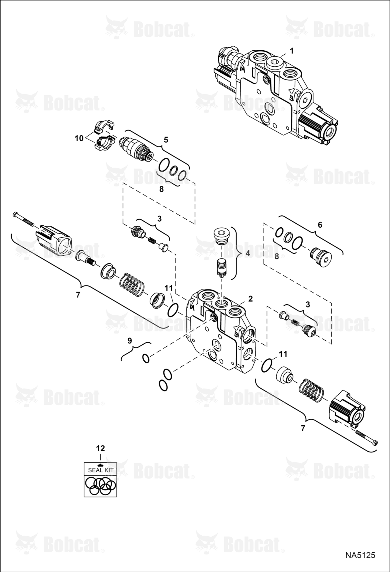 Hydraulic Control Valve (Blade Section)
