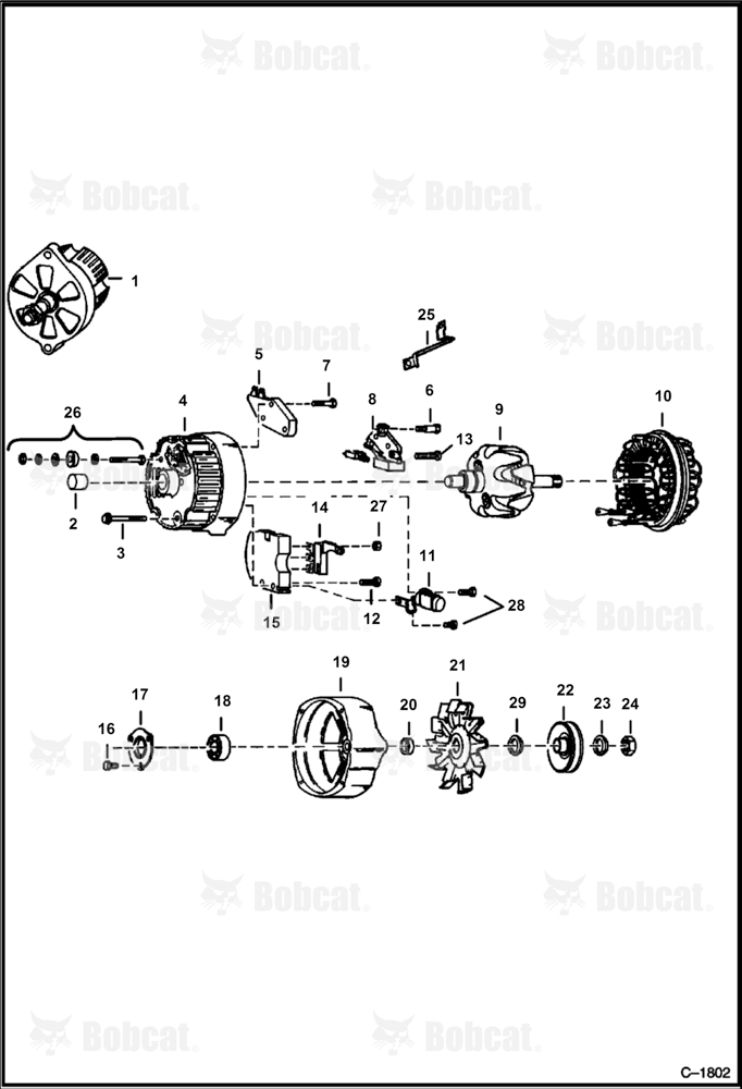 Alternator (Delco - Open)