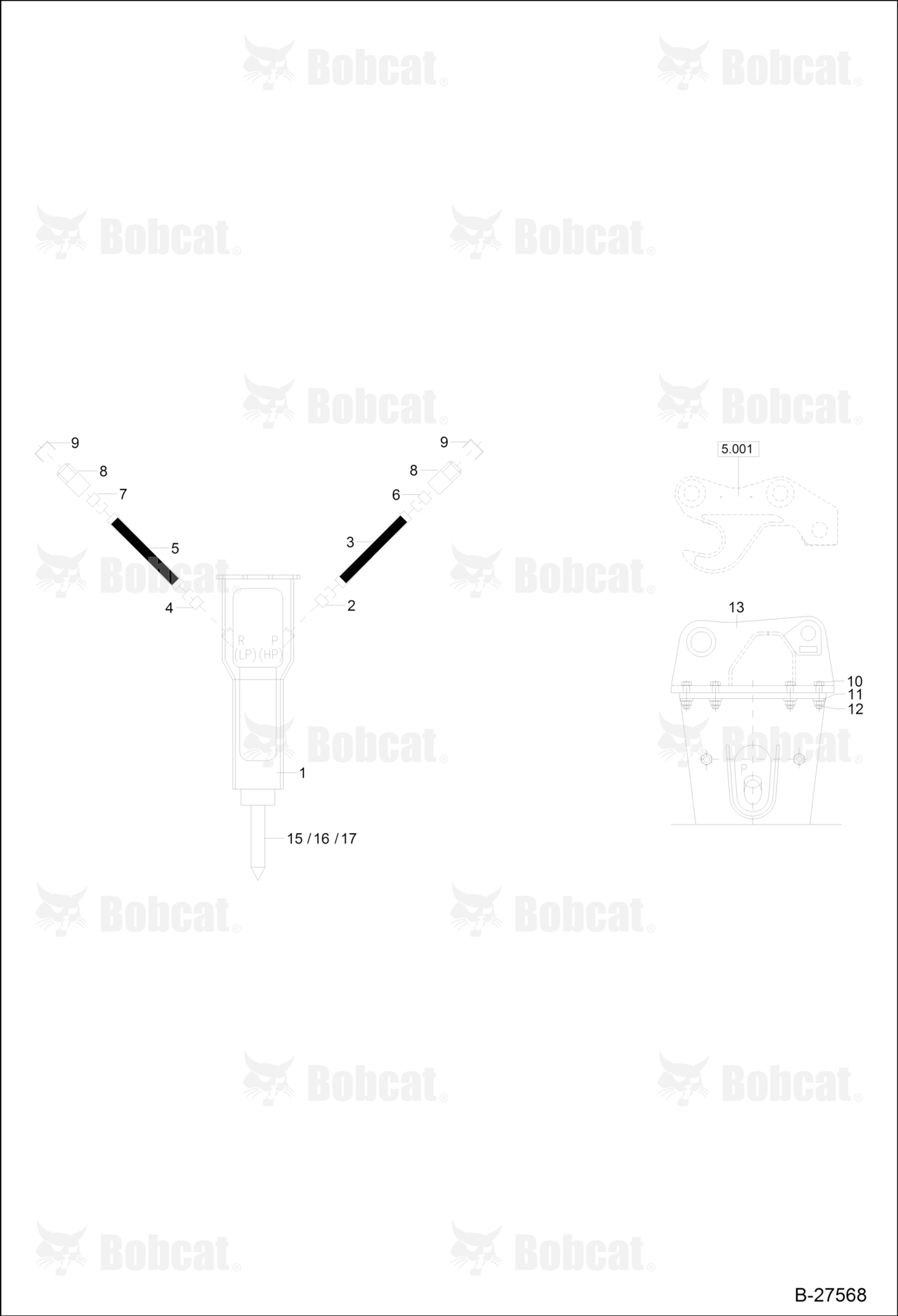 Hydraulic Hammer With Hydraulic Installation