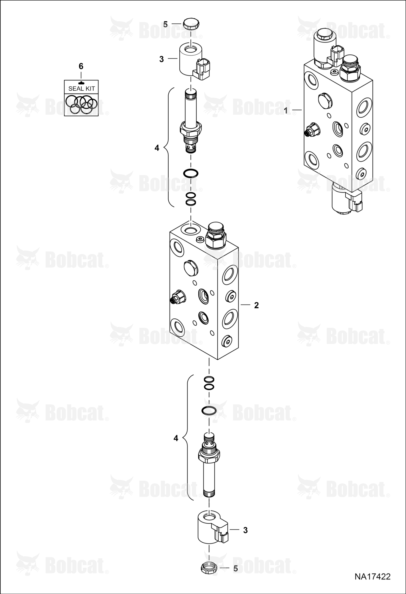 Boom Suspension (Valve Assembly) (Model R930069417 / 0703BP17086_000 & Model R930069841 / 0703BP17086_00A)
