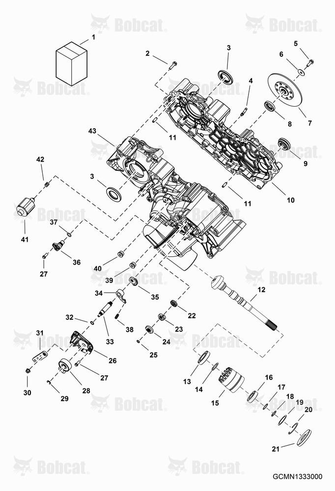 Drive TRAIN, Main Gearcase AJNT20001 & Above