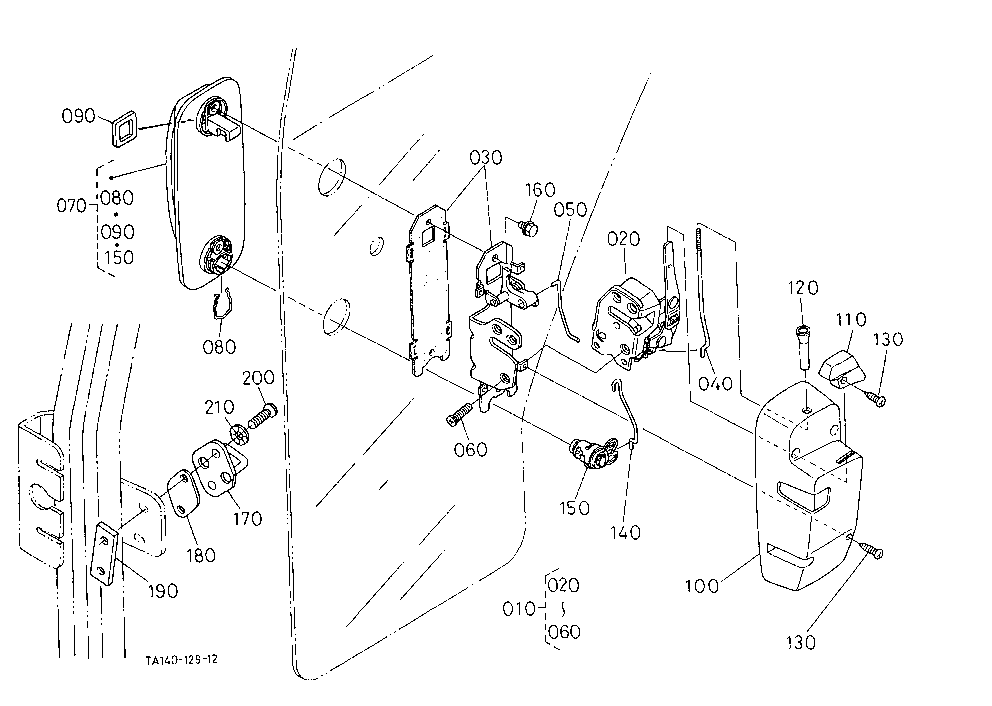 Door Lock Rh [Cab Type]