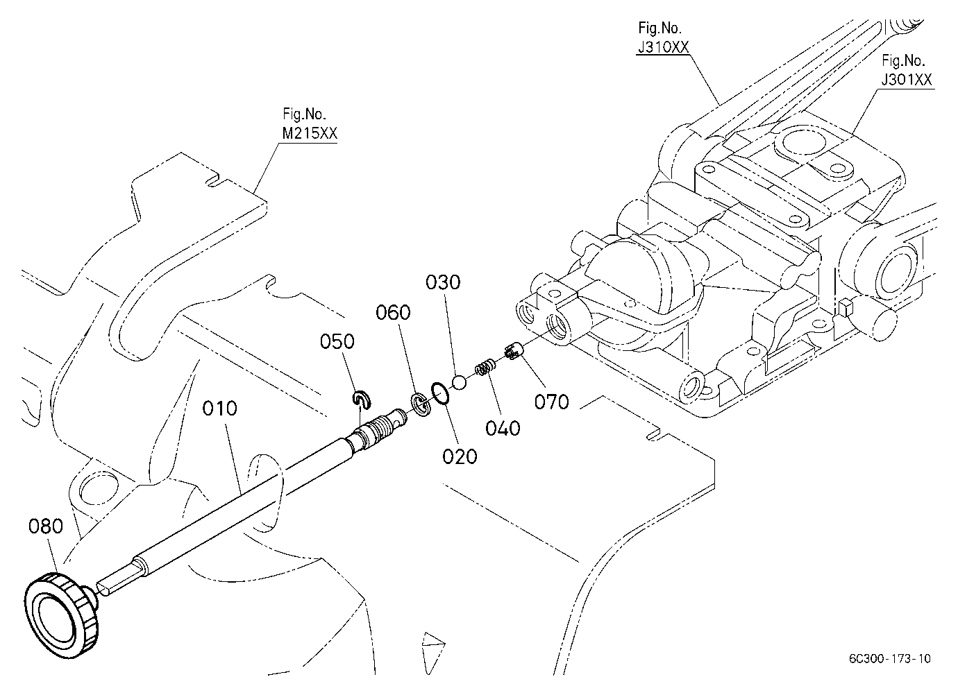Fall Adjustment Shaft