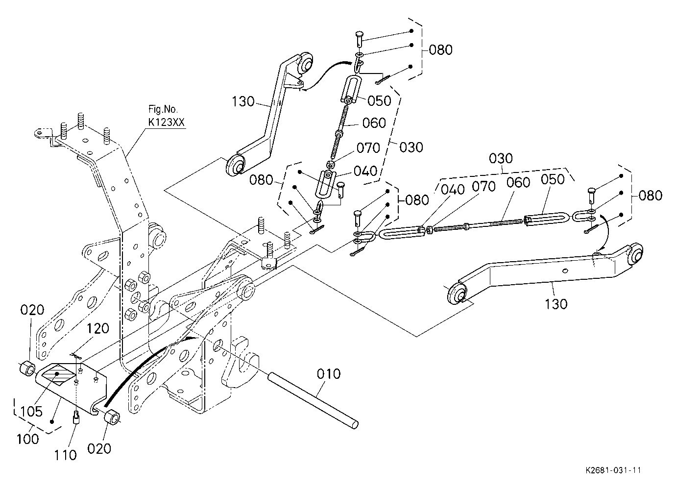 3-P Link Kit 2 (Lower Link) [Option]