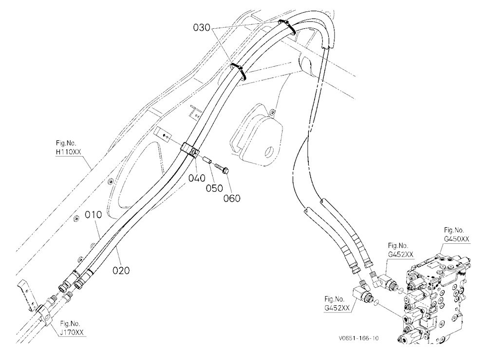 Oil Piping (Bucket Rear)