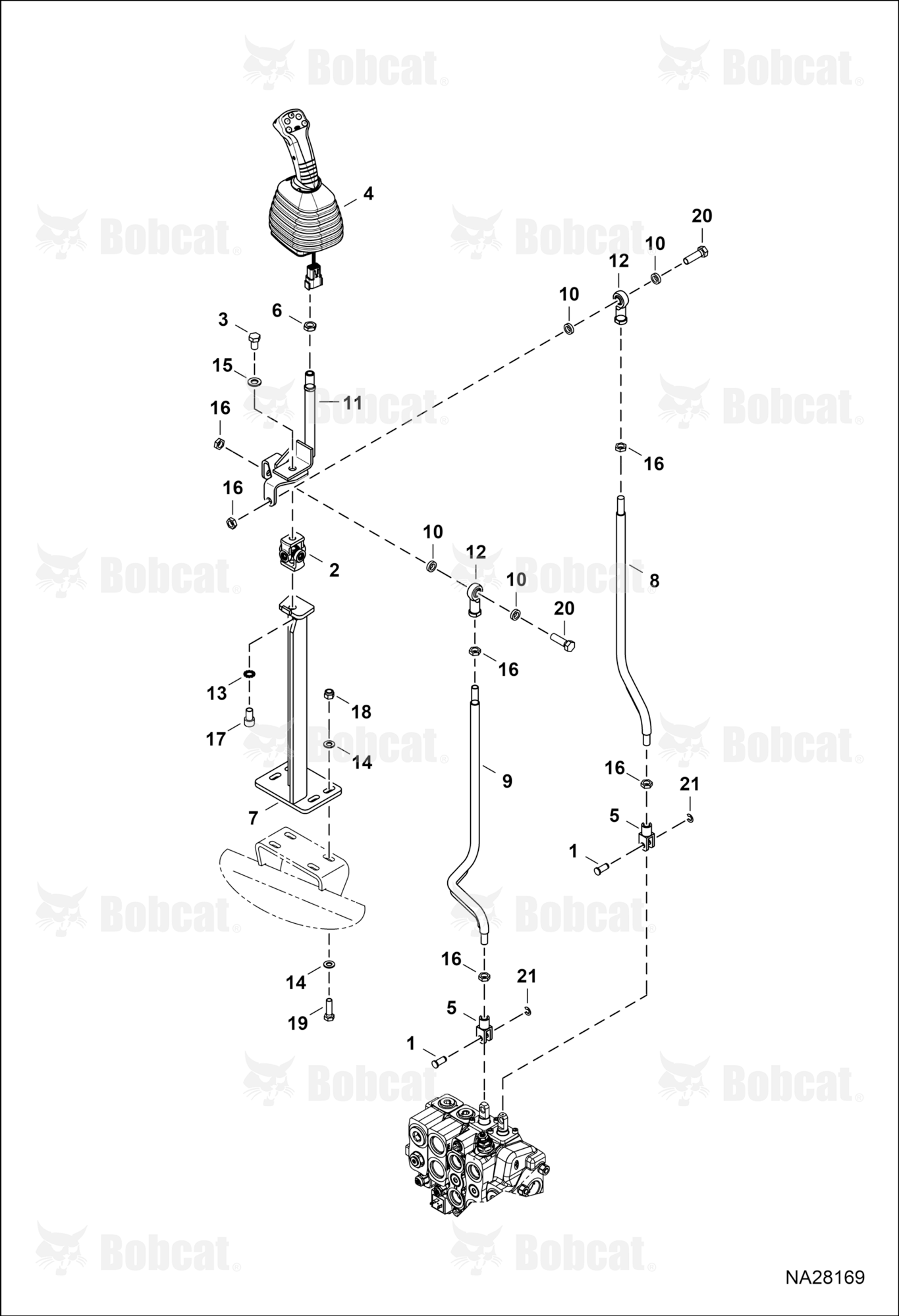 Operator Controls (Loader Lever) (W/Joystick)