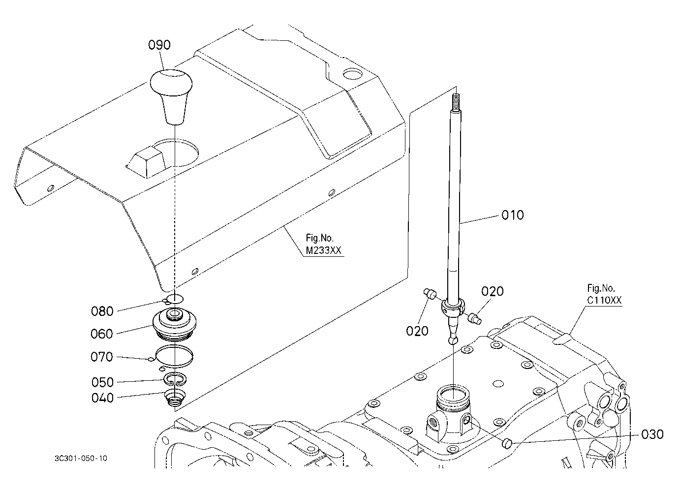 Main Gear Shift Lever