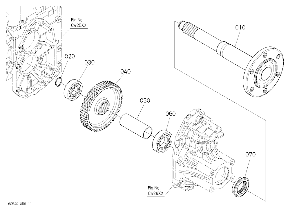 Rear Axle Lh