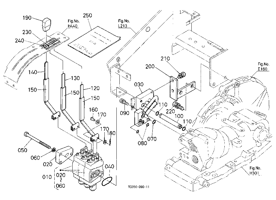 Auxiliary Control Valve Lever (3Rd) [Option]