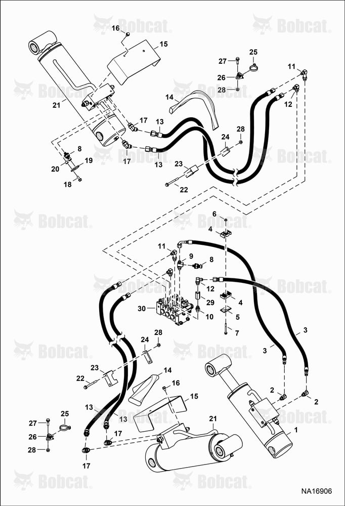 Hydraulic Circuitry (Frame Leveling Stabilizers)