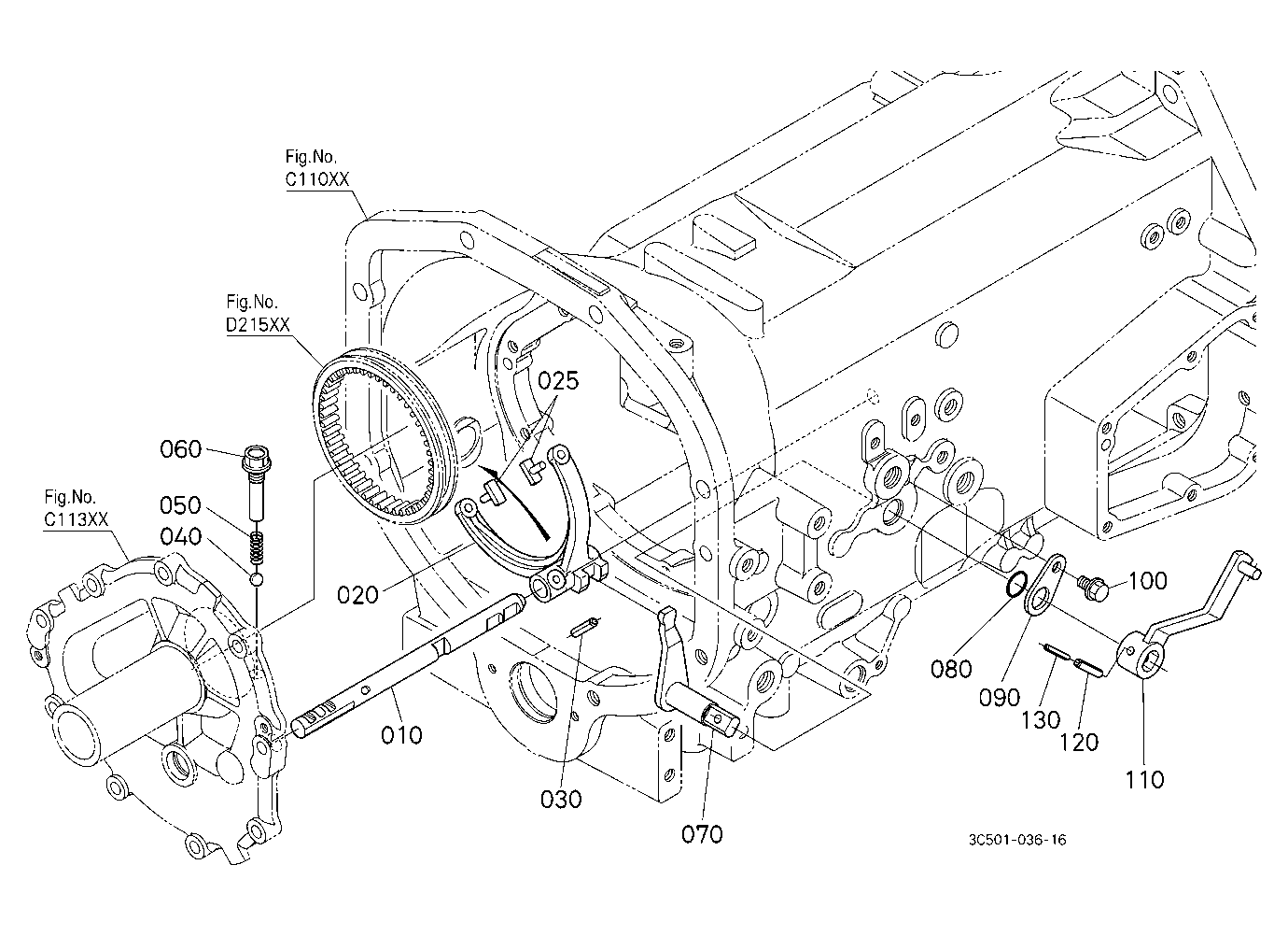 Shuttle Gear Shift Fork