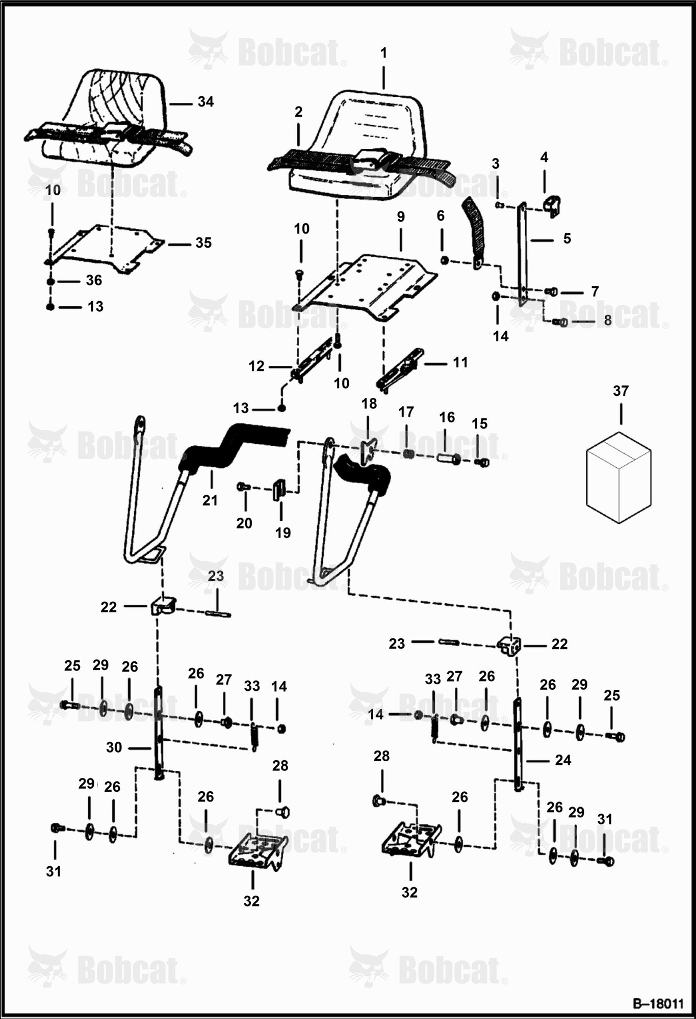 Seat & Seat Bar  502911950 & Above