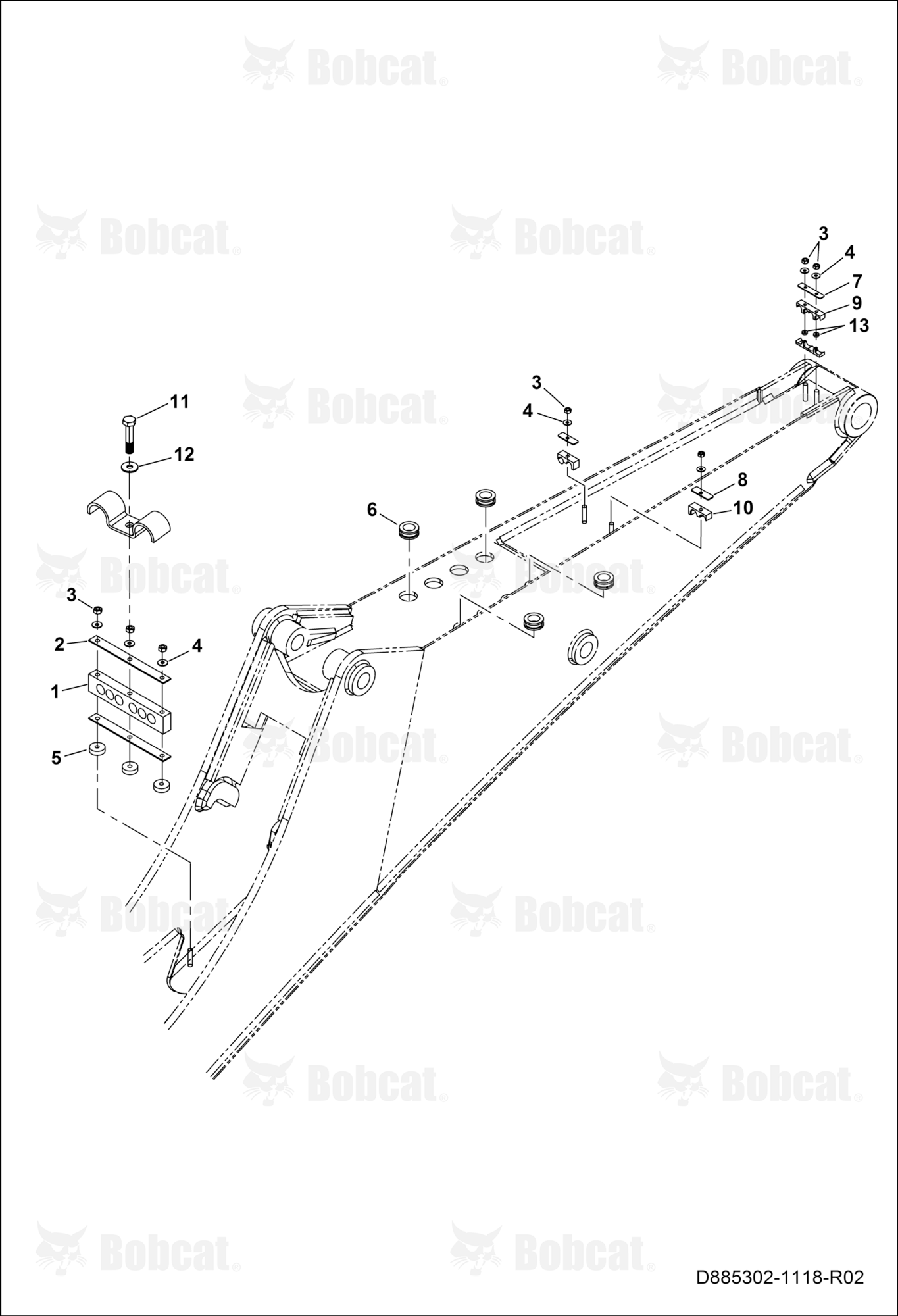 Hydraulic Connections  B45211067 & Above