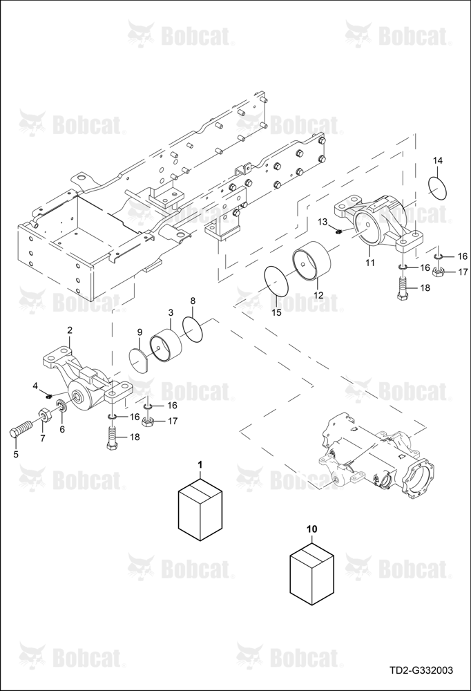 Front Axle Bracket Group
