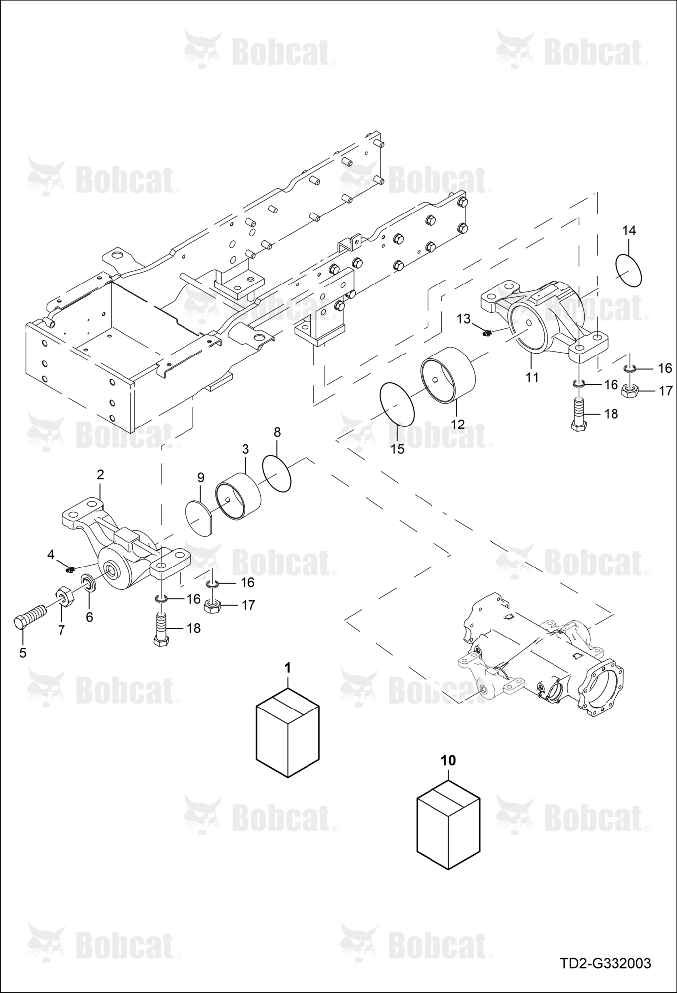 Front Axle Bracket Group