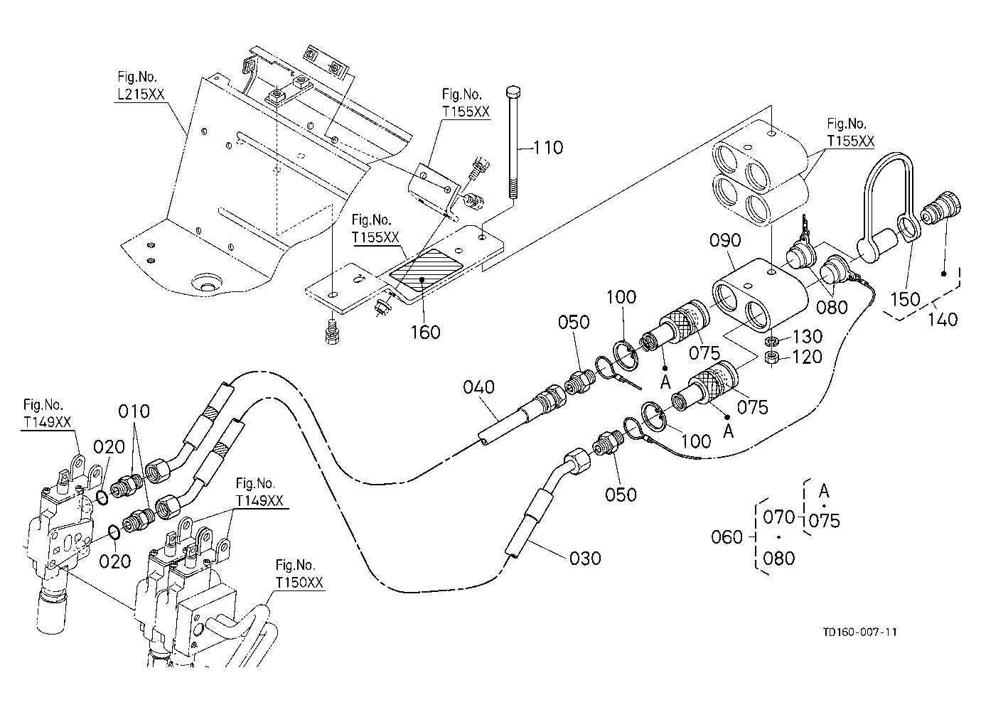 Auxiliary Control Valve Coupler (3Rd) (W/G No.L833