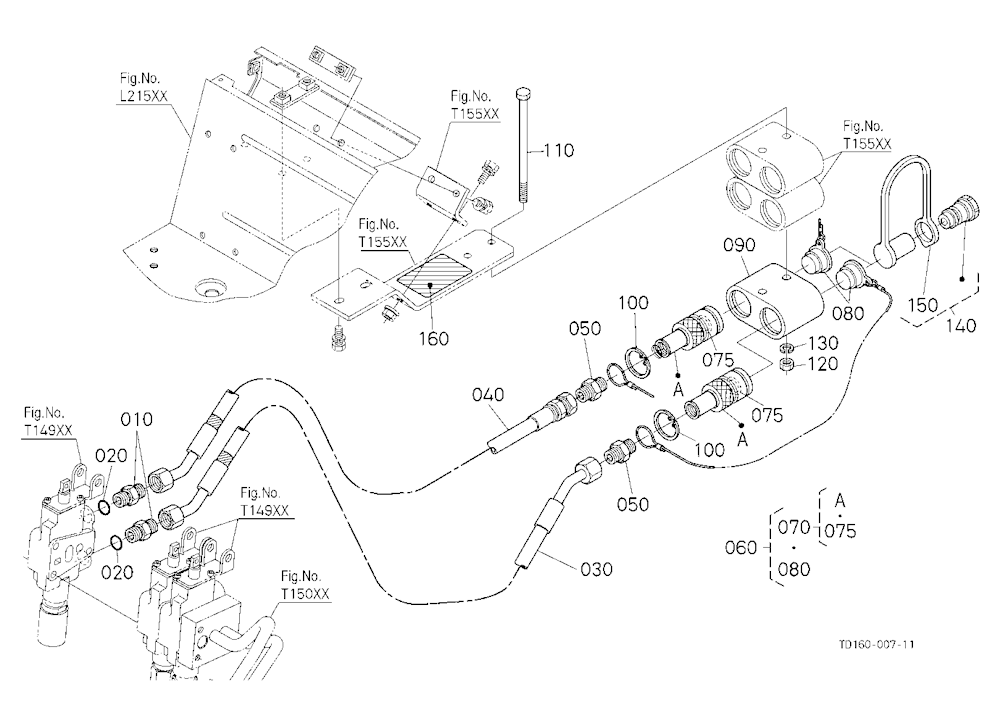 Auxiliary Control Valve Coupler (3Rd) (W/G No.L833