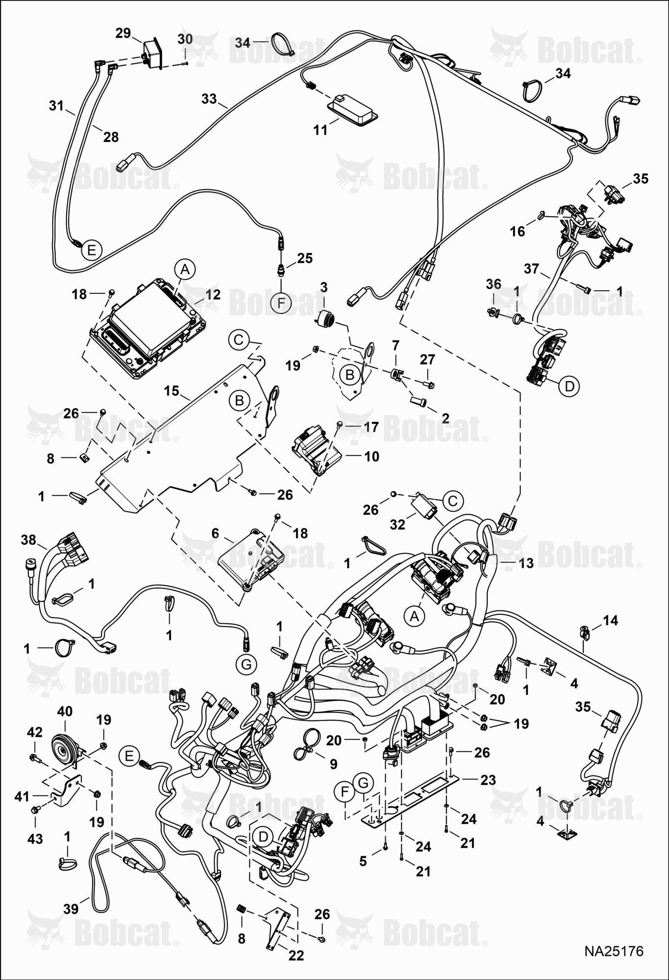 CAB Electrical Circuitry (Standard Harness)