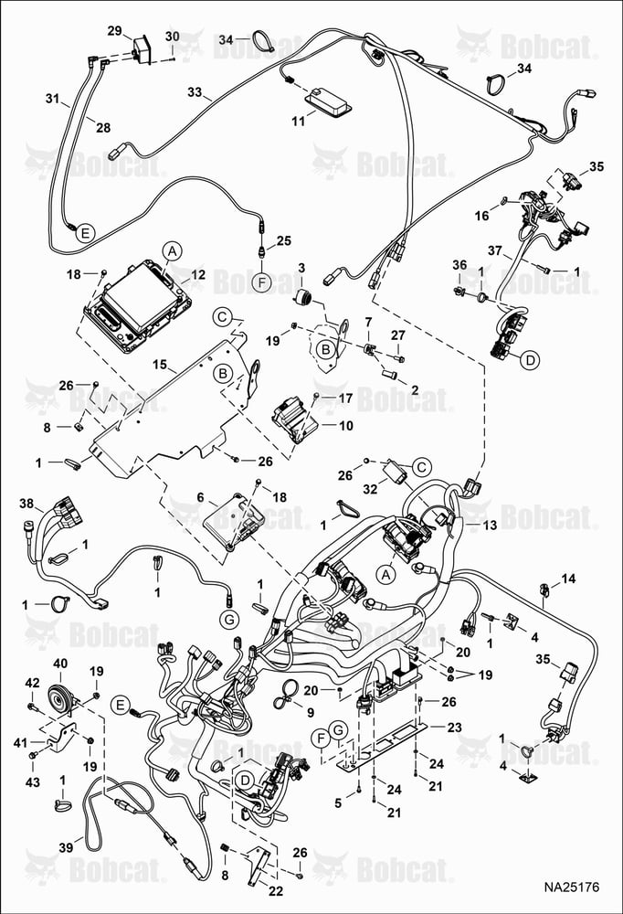 CAB Electrical Circuitry (Standard Harness)