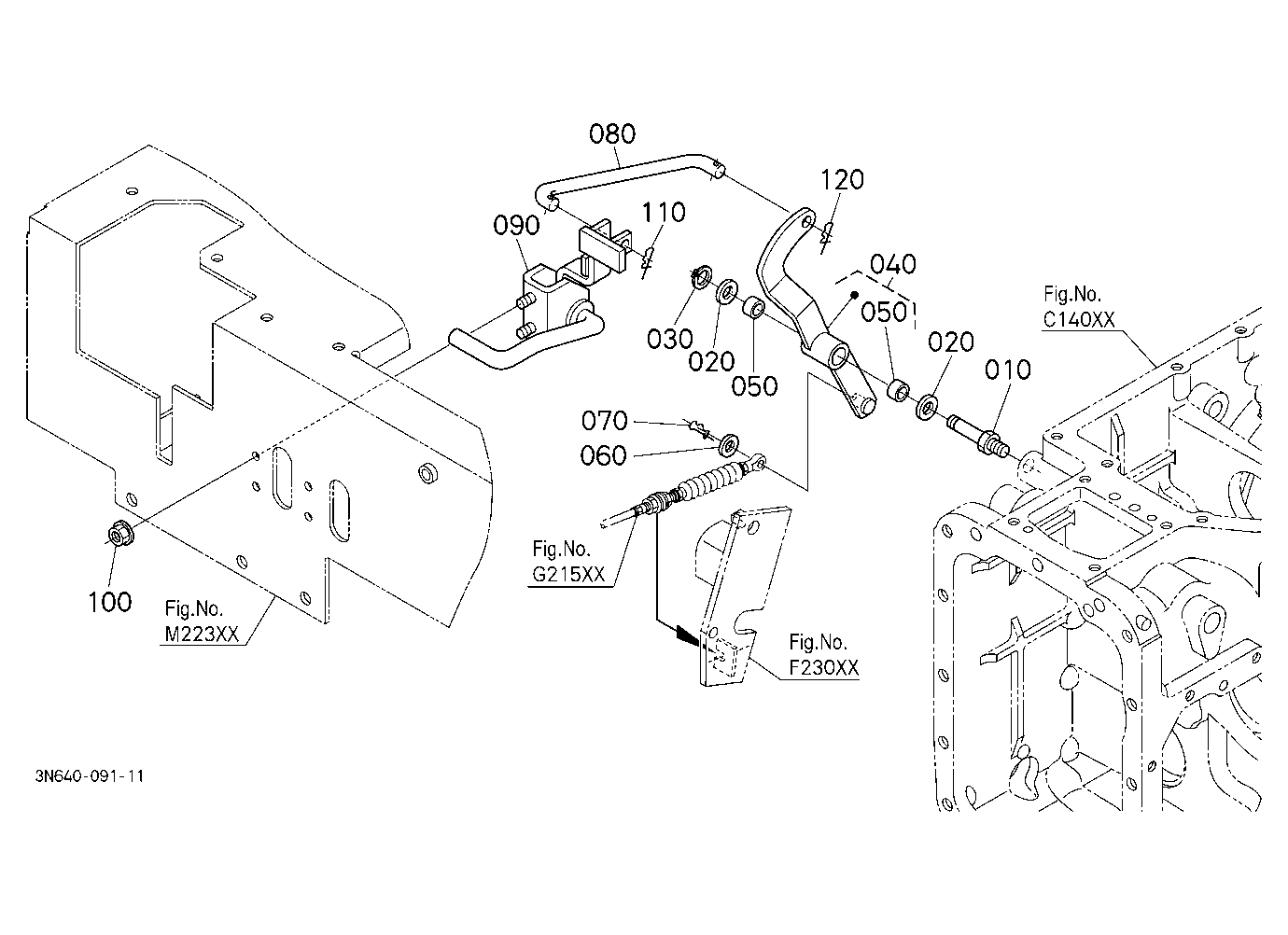 Front Differential Lock Pedal