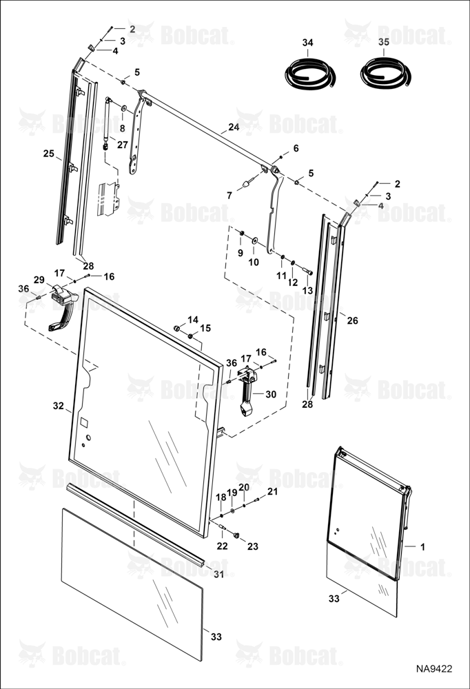 Operator CAB (Front Window Assembly)