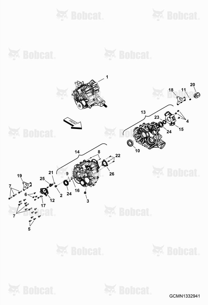 Drive TRAIN, Main Gearcase Housing