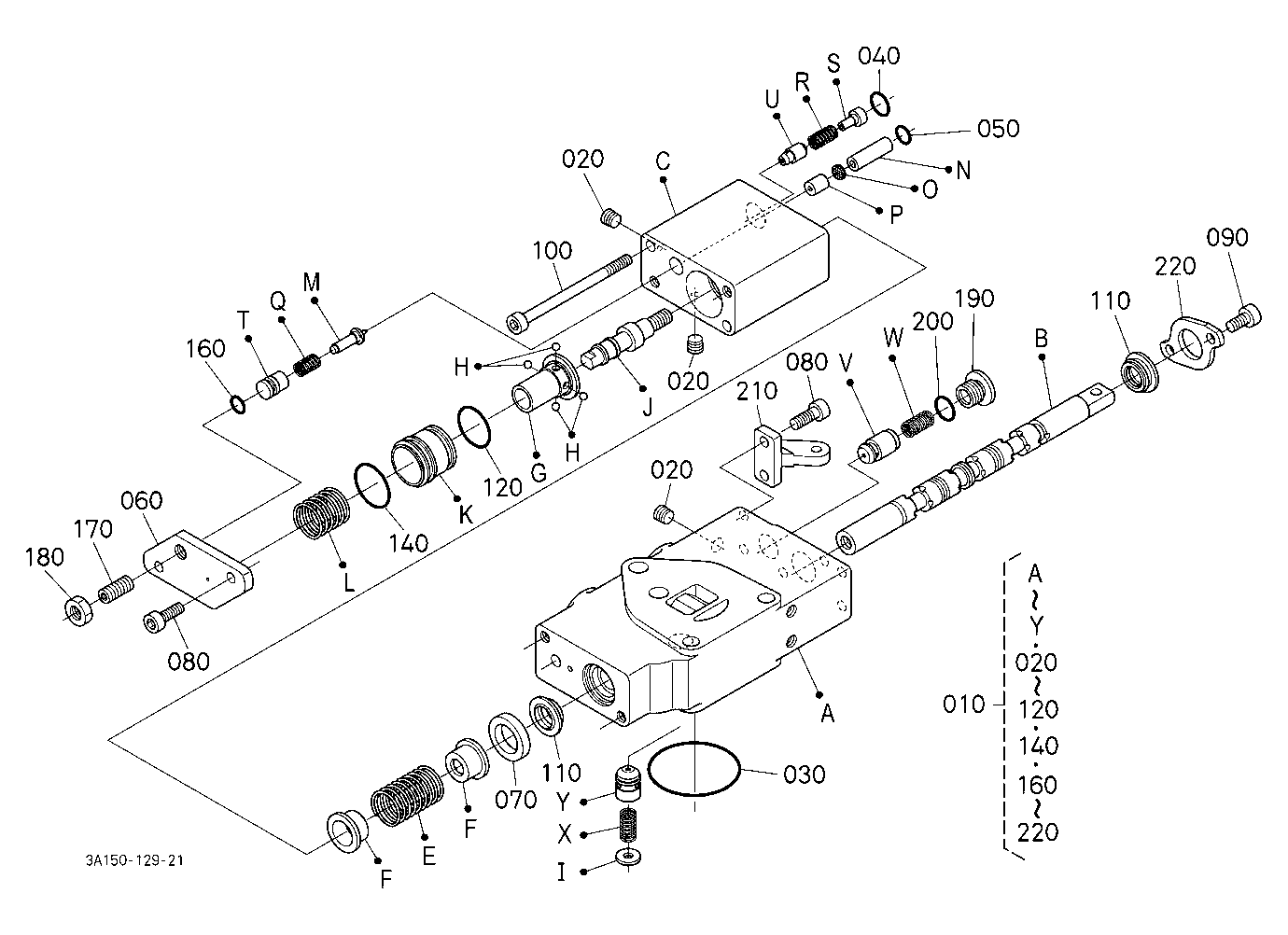 Auxiliary Control Valve (Scd/Fc) [Component Parts]