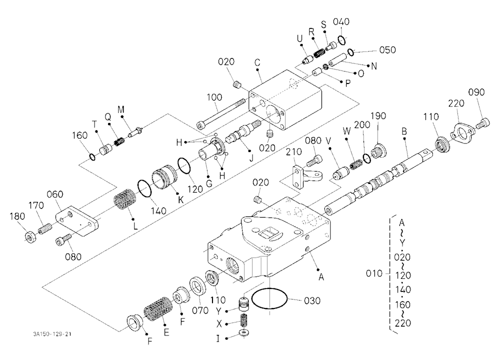 Auxiliary Control Valve (Scd) [Component Parts] [O