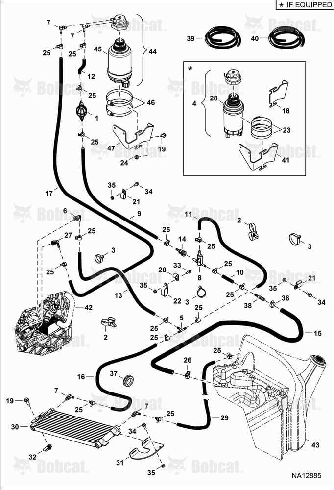 Engine & Attaching Parts (Fuel System)  B4C311001 - B4C317096