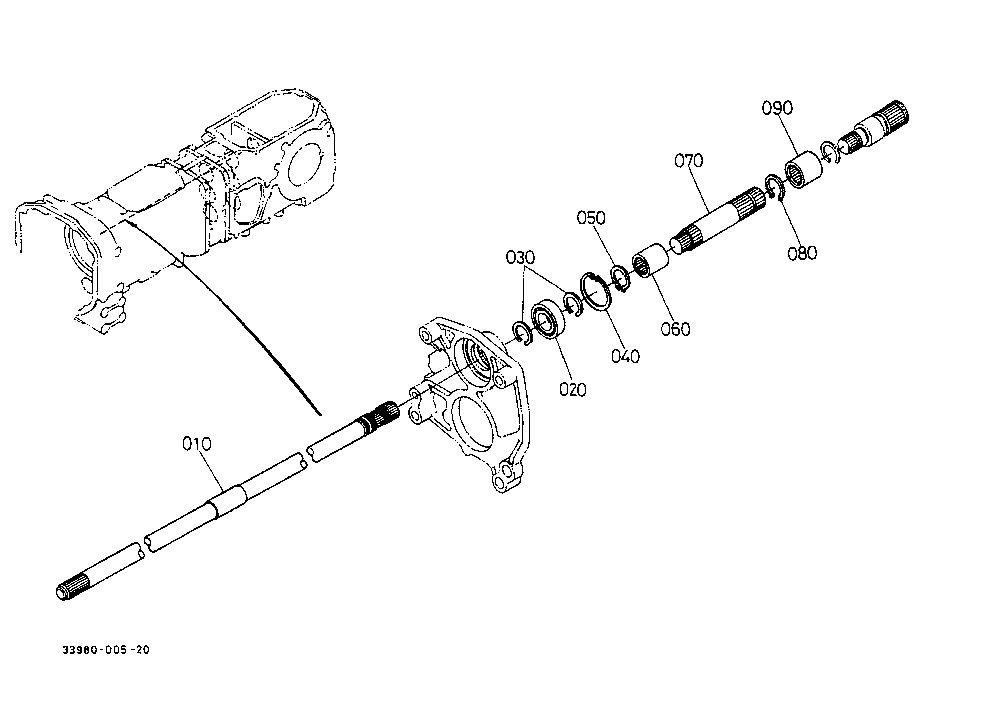 Pto Propeller Shaft (Synchro-Shuttle)