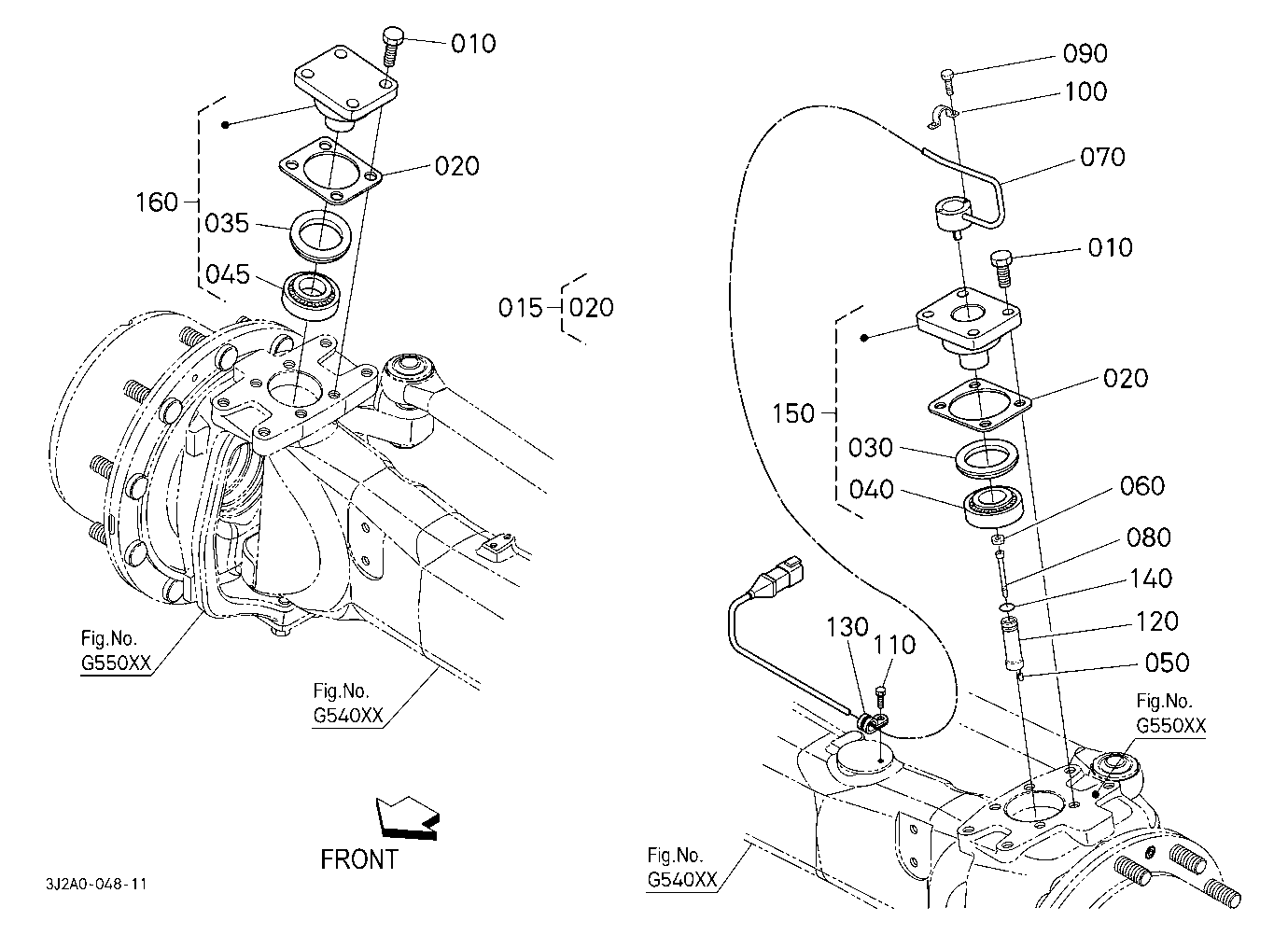 Wheel Turning Angle Sensor [Front Axle Component]
