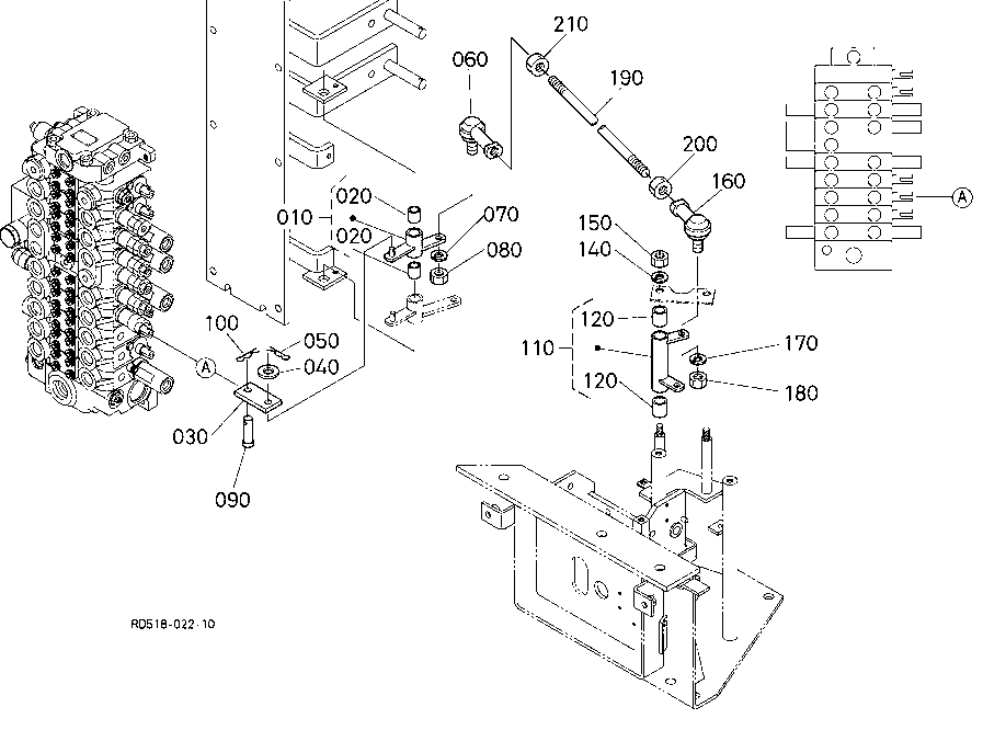 Control Lever (Travel Rh 2)