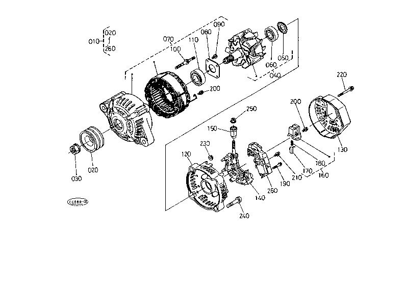 Alternator [New Type] [Component Parts]