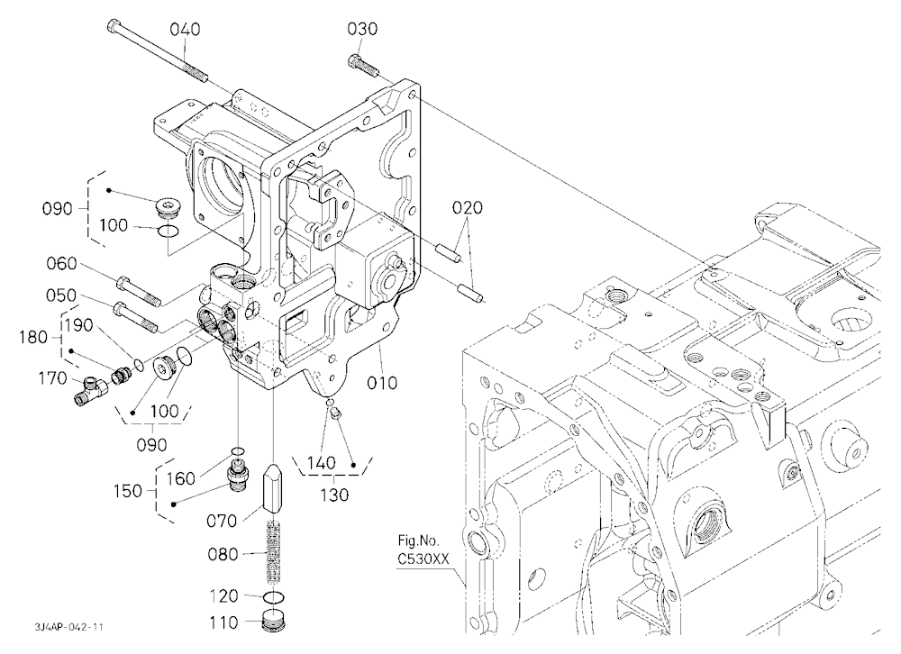 Hydraulic Pump Housing