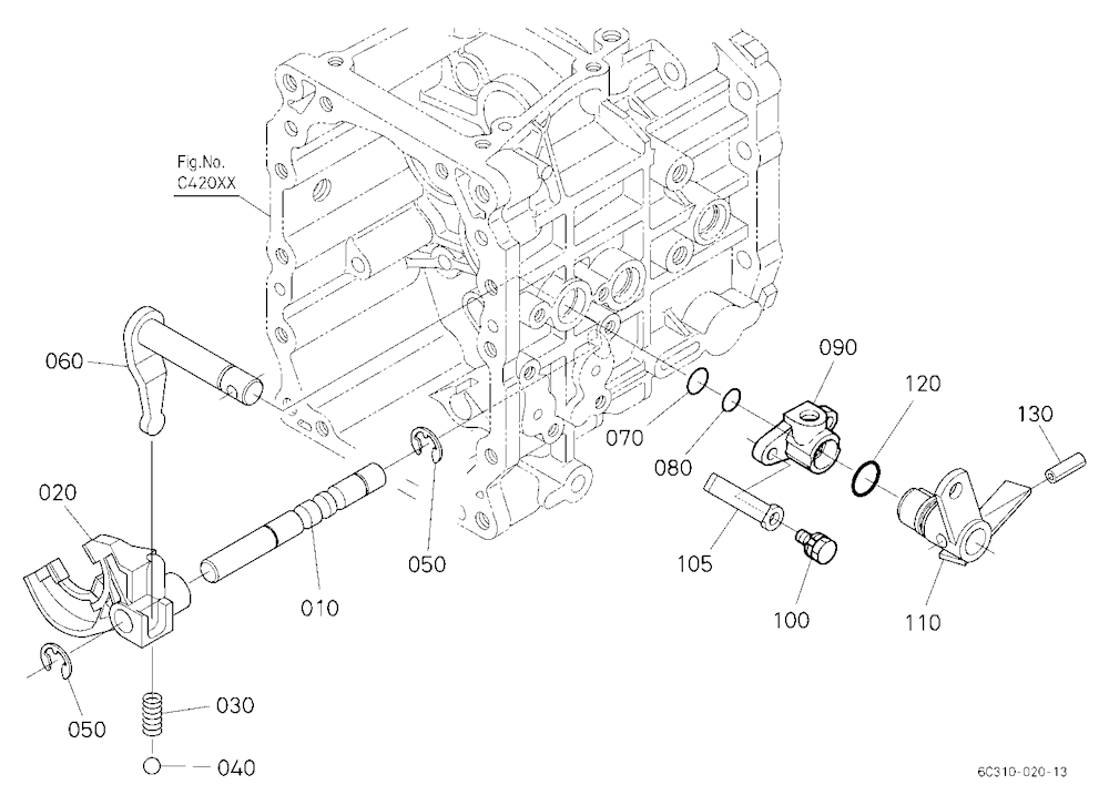 Pto Gear Shift Fork