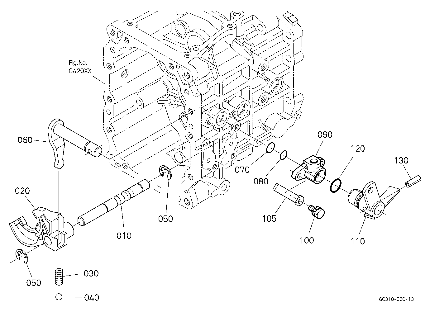 Pto Gear Shift Fork