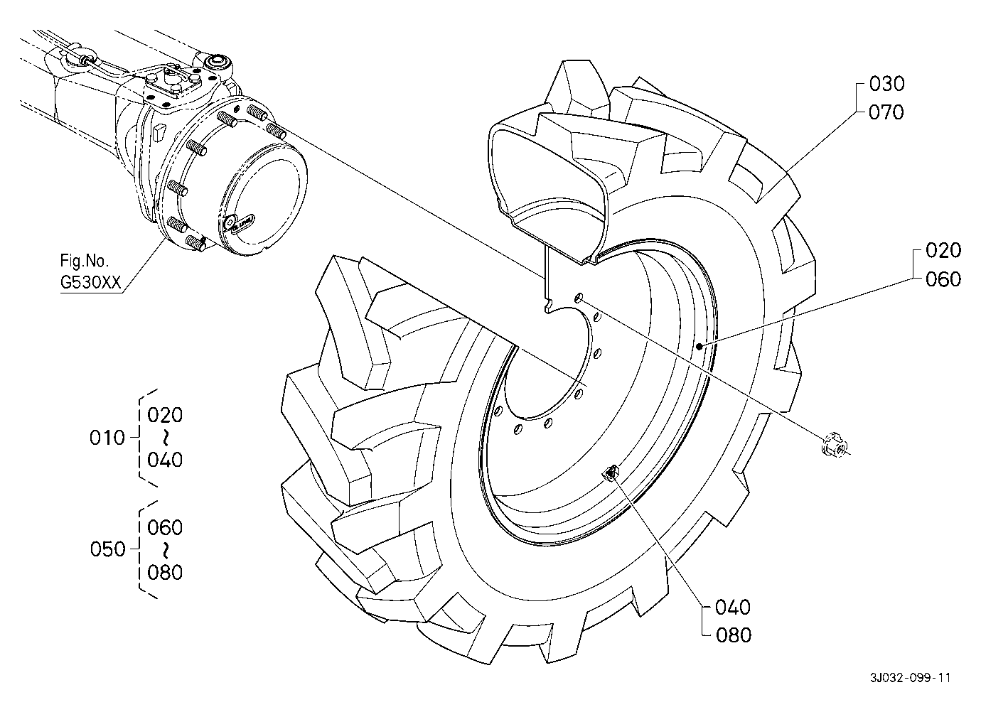 Front Wheel (380/85R28) [Firestone]