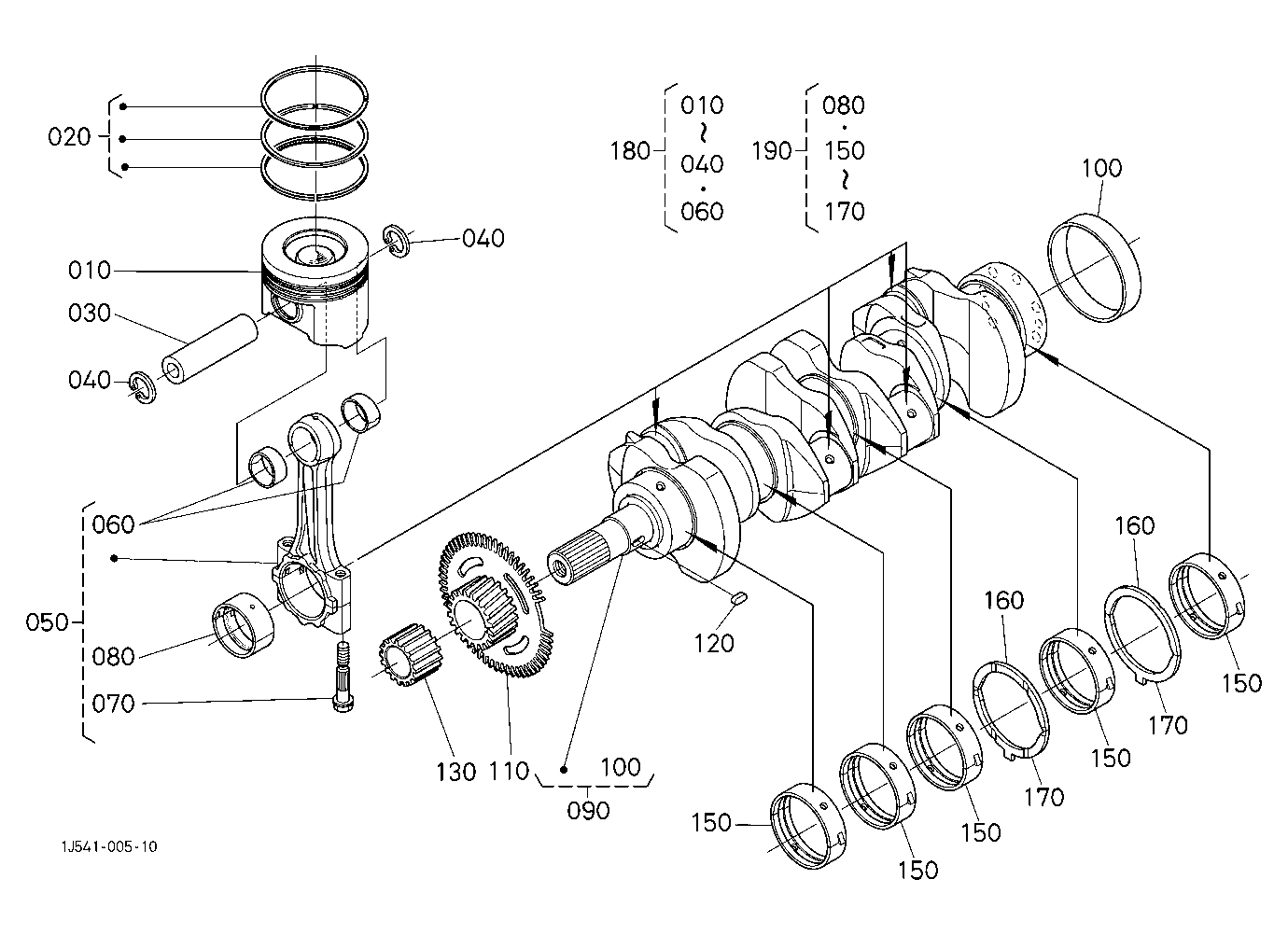 Piston And Crankshaft