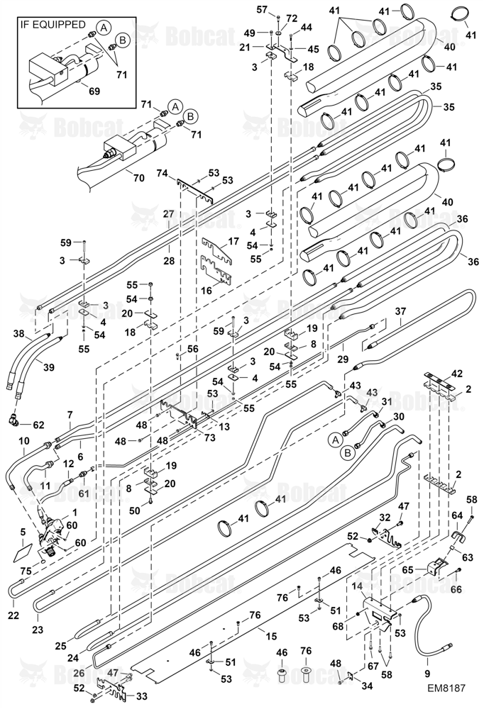 Hydraulic Circuitry (Boom Auxiliary, Tilt & Extension)
