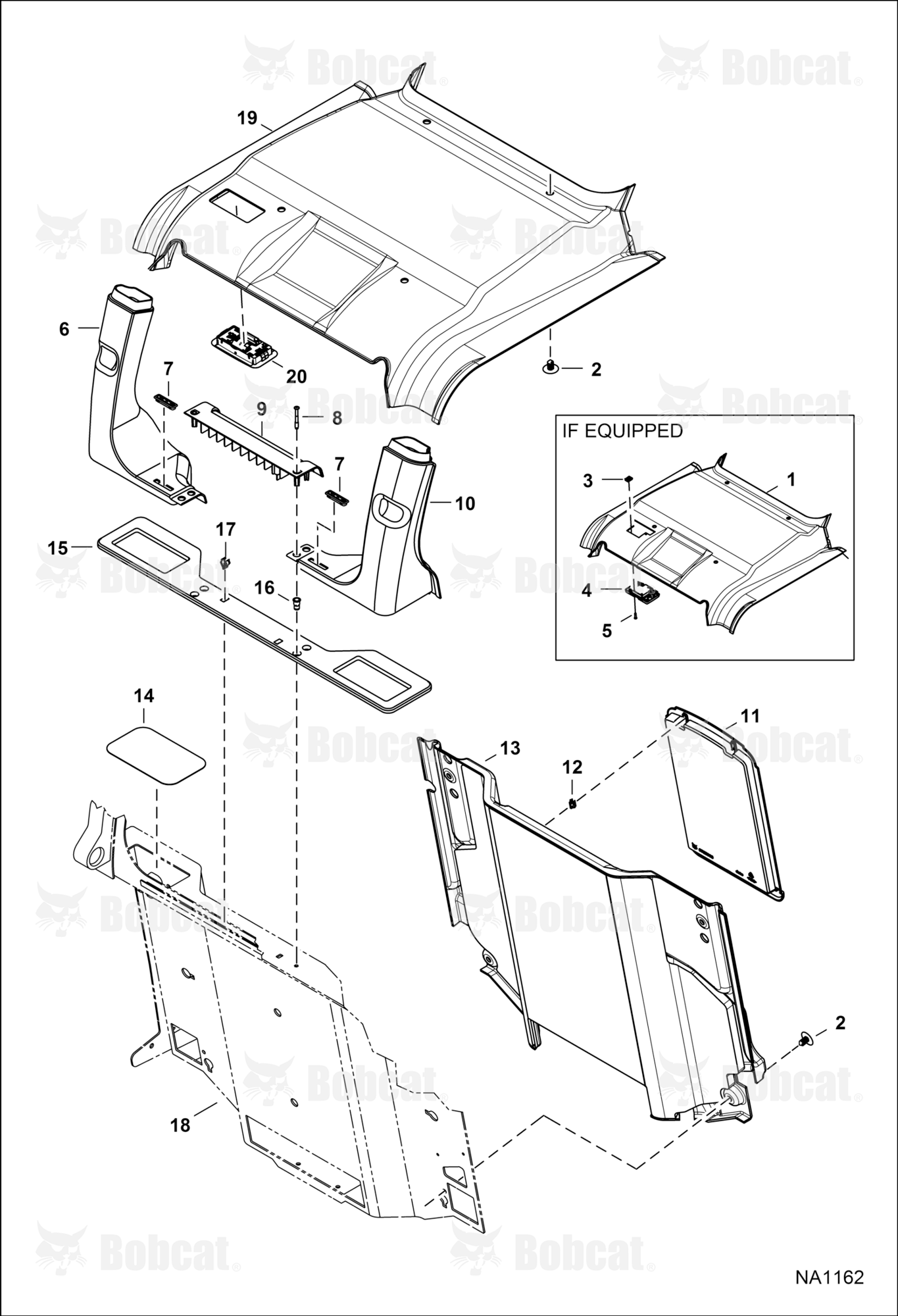 Operator CAB (Cab Interior) (Deluxe) (Headliner)