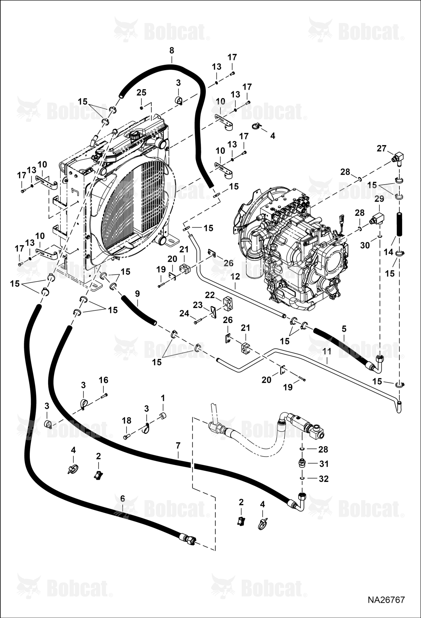 Hydraulic Circuitry (Cooling Lines)