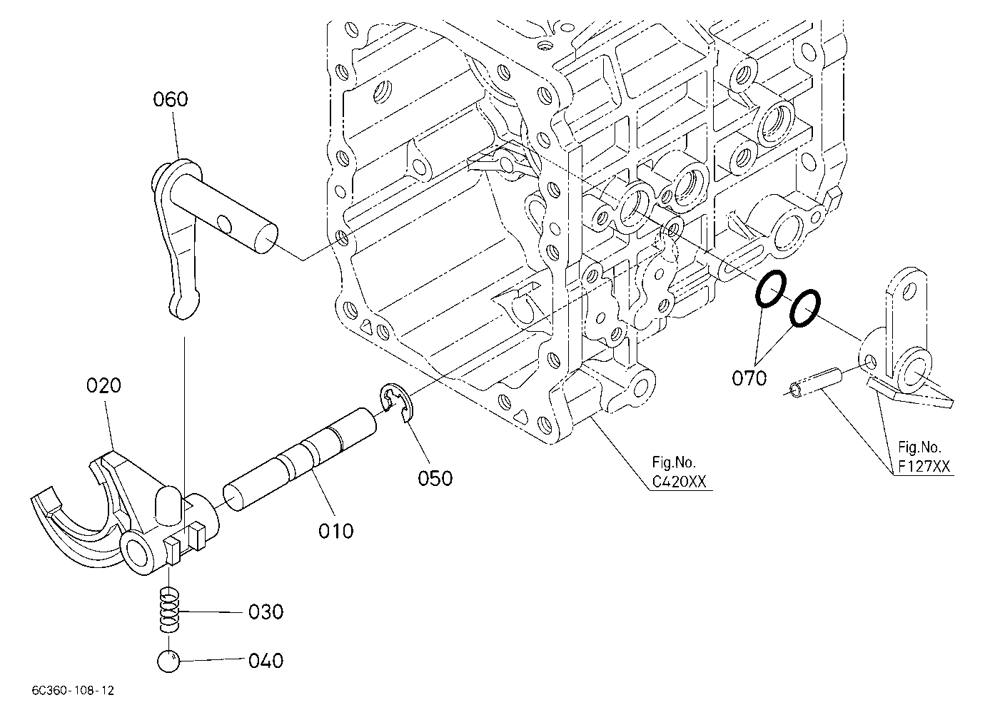 Pto Gear Shift Fork