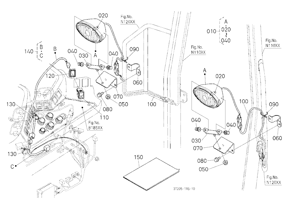 Working Light Kit (W/G No.M9226) [Option]