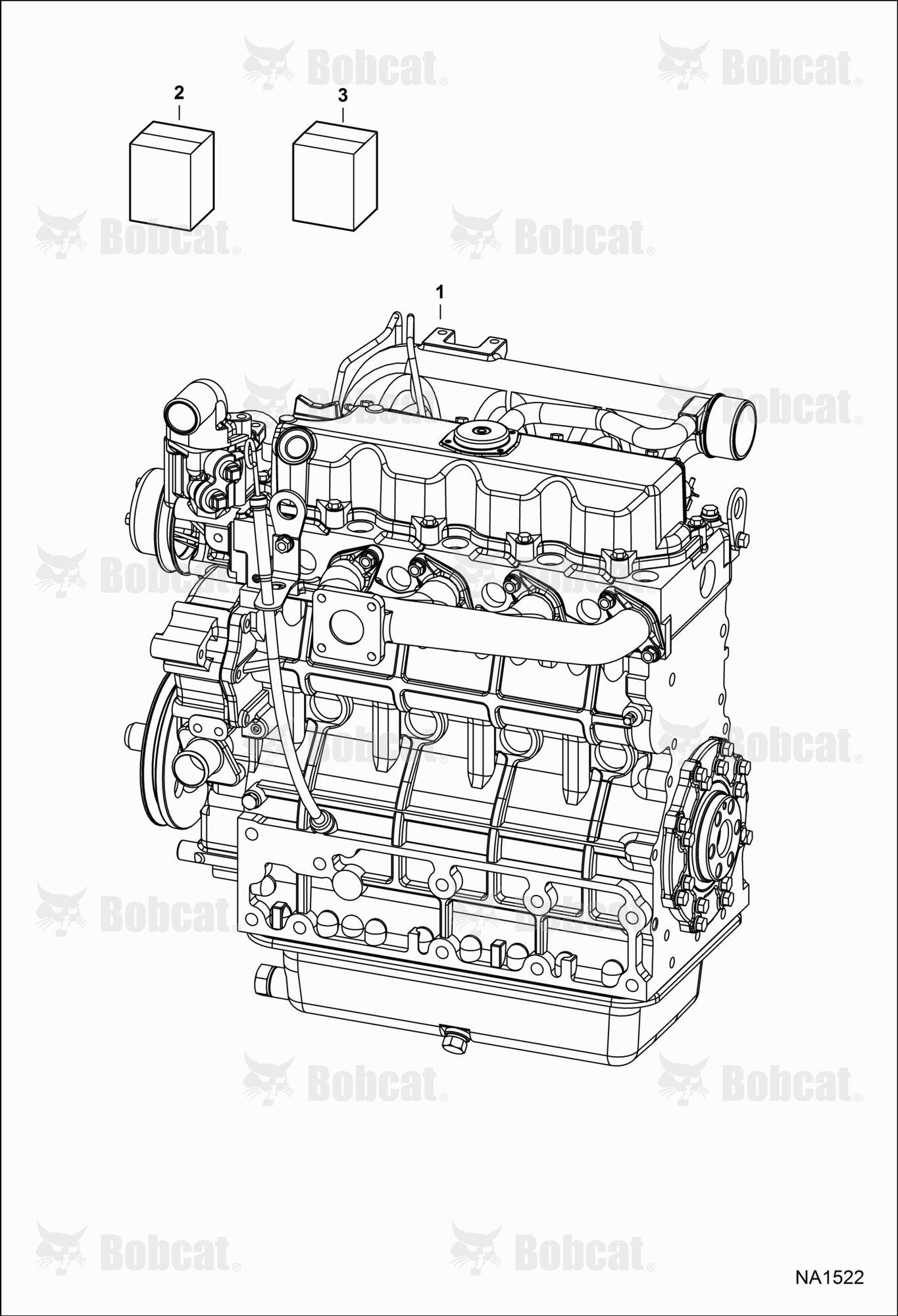 Engine & Gasket Kits (Kubota - V2203-M-DI-E2B-BC-5) (Tier II)
